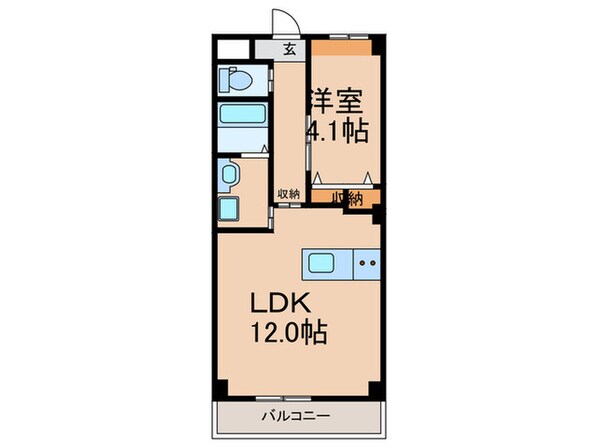 グリシーナの物件間取画像